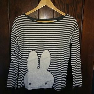 Bunny Pijama Long-sleeve Top